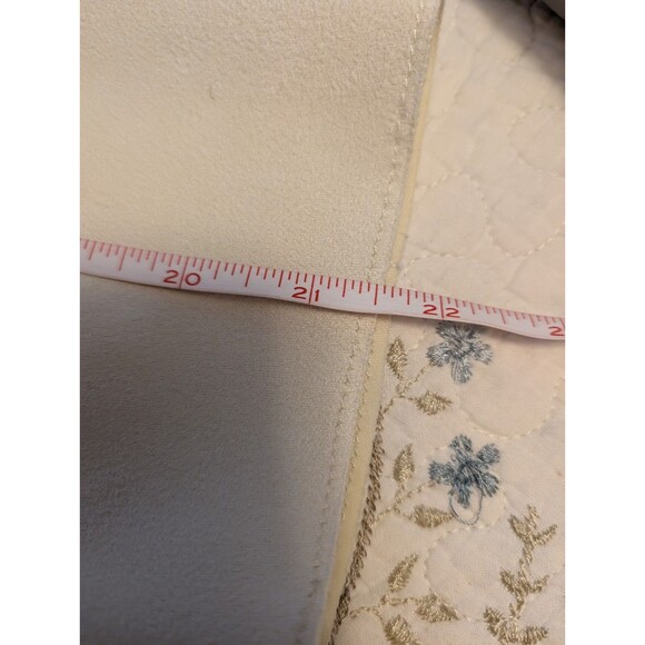 Banana Republic Petra Vegan Faux Bonded Suede Oyster Pearl Open Front Jacket XL - Picture 14 of 16